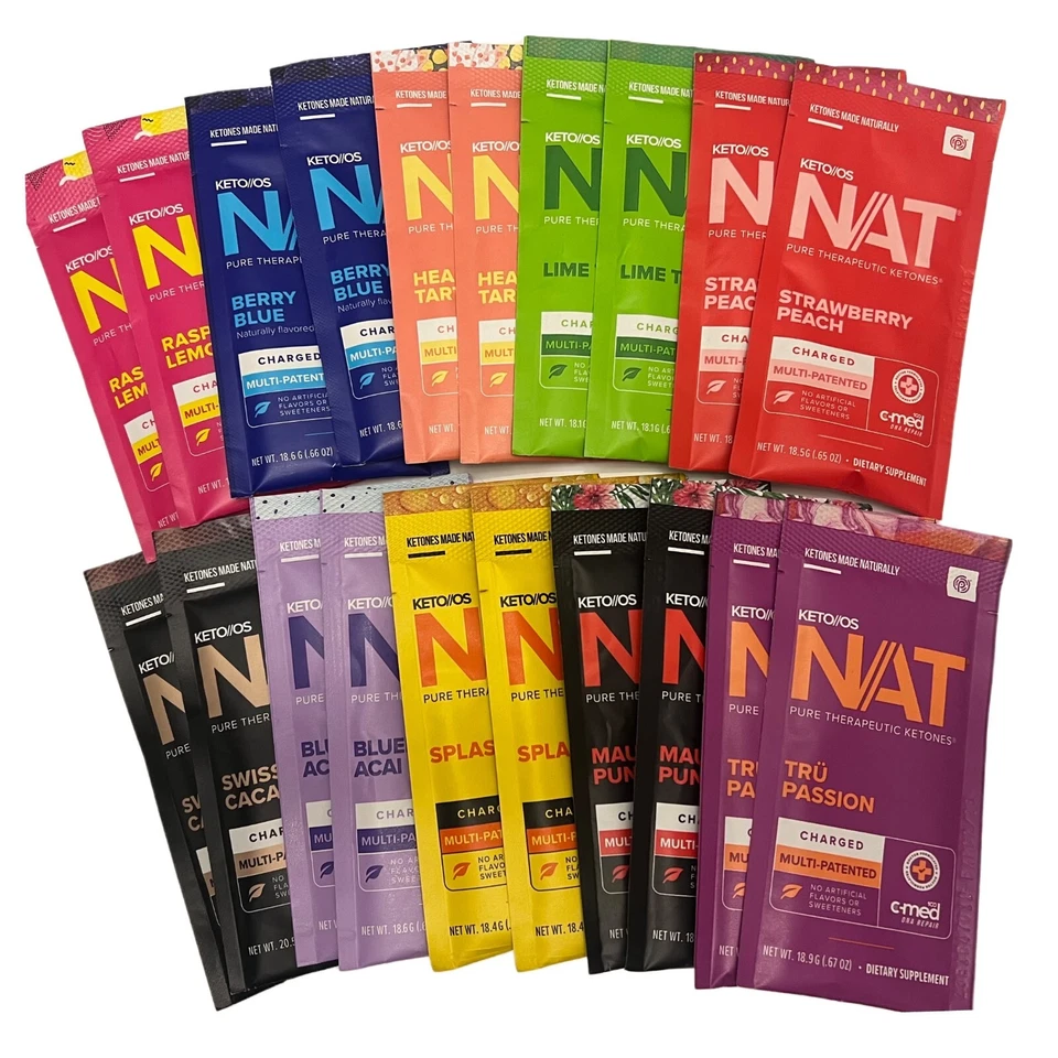 Pruvit Keto OS NAT KETONES Sealed Box/Packs Charged 5, 10 20 days /Free Shipping - Image 3 of 4