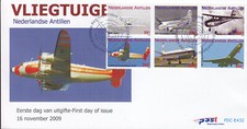 Netherlands - Dutch Antilles FDC Issue 2009 (432) Airplanes