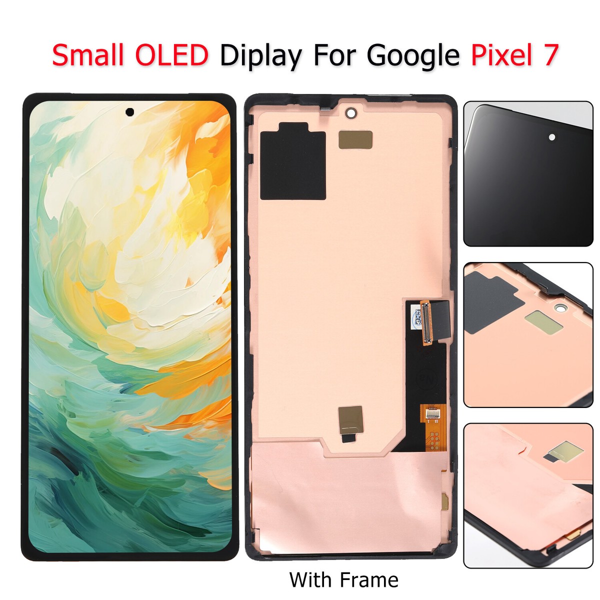 OLED For Google Pixel 7 LCD Display Replacement Touch Screen Frame