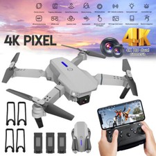 4K HD Drone Dual Camera Foldable Selfie RC Quadcopter Mini Drone Camera Toy Gift