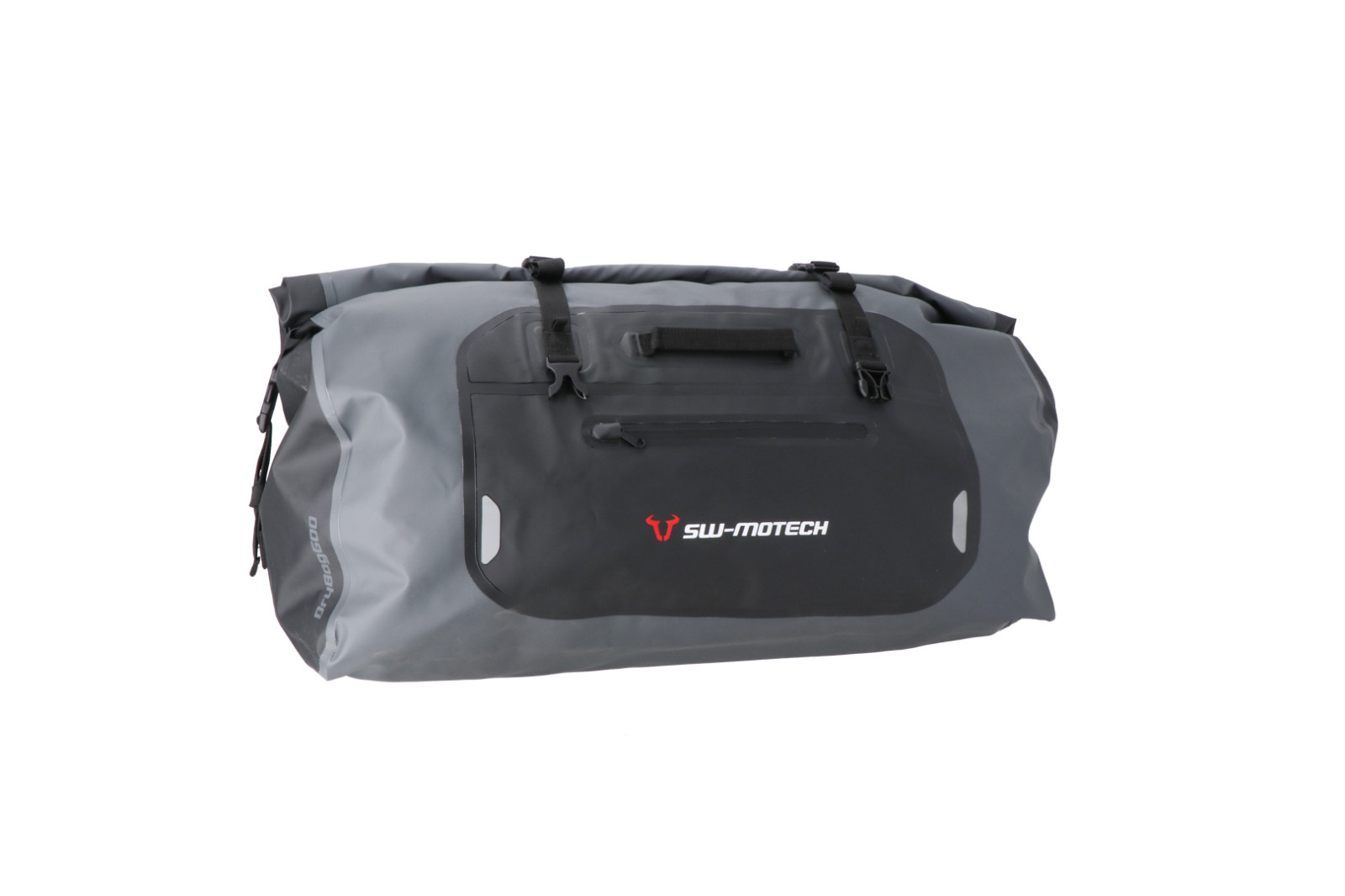 Sac de selle moto SW-Motech Drybag 600 gris 60 L pour road trip