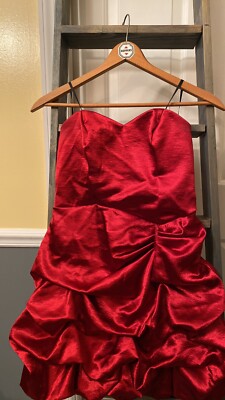 knee length dresses for ladies SCARLET Ruched Satin Mini Dress main image 1