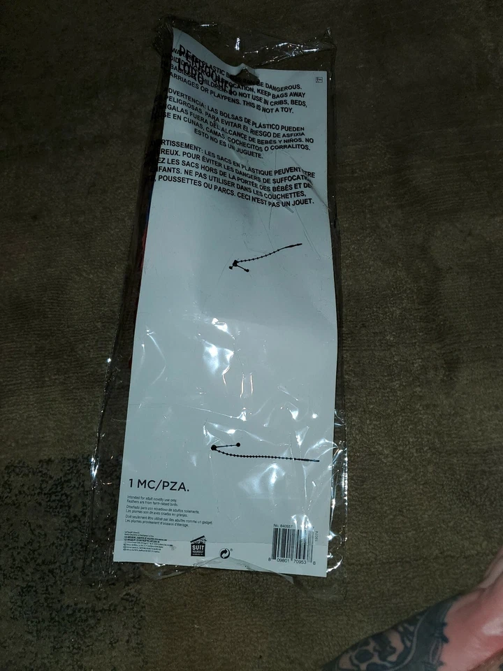 12" PIRATE PARROT ON SHOULDER MACAW BIRD SKULLY PIRATE COSTUME PROP ACCESSORY - Image 3 of 3