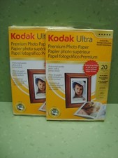 2 - Kodak Ultra Premium Photo Paper Instant Dry 4x6 High Gloss 20 Sheets Sealed