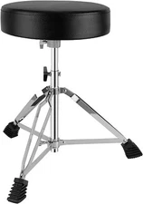 LeSage Adjustable Drum Throne for Kids Stool Height Silver 
