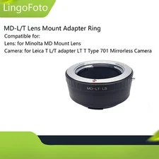 MD-L/T Lens Mount Adapter Ring for Minolta MD  Lens to for Leica LT T Type 701