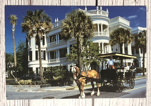 Charleston South Carolina “Adventure Into The Past” Carriage Tour SC Postcard - Picture 3 of 4