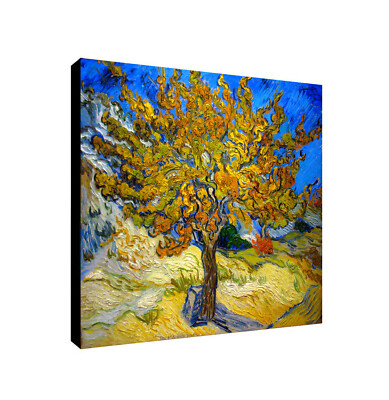 Maulbeerbaum - Vincent Van Gogh - gerahmter Leinwand Wandbilddruck - verschiedene Größen