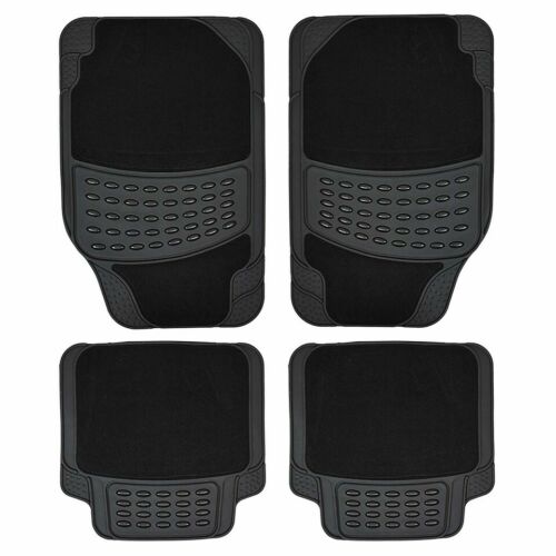 Rubber and Carpet Floor Mats Protectors FOR FORD Focus C-Max 2003-2007 - Picture 1 of 3