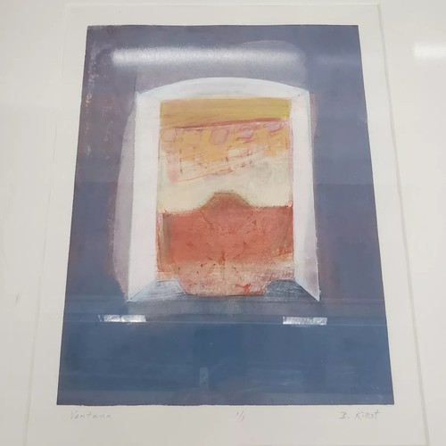 Ltd Ed 1/1 'Ventana' Framed and Matted Print by B. Kirst - Signed - Picture 6 of 10