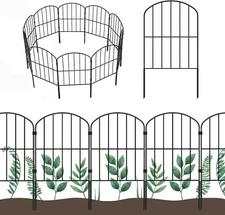 PL2109-A24-B OUSHENG Decorative Garden Fence Fencing 10 Panels 10ft L x 24in H