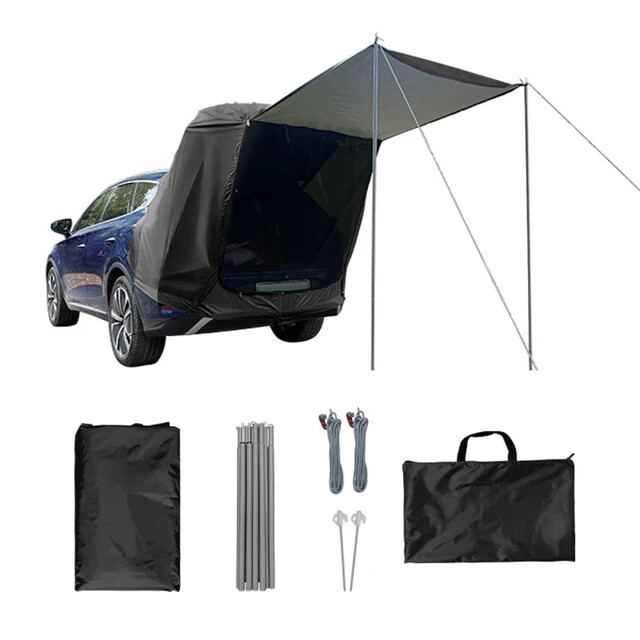 Tienda trasera para coche de camping al aire libre tienda maletero coche con dosel extensión maletero coche diez
