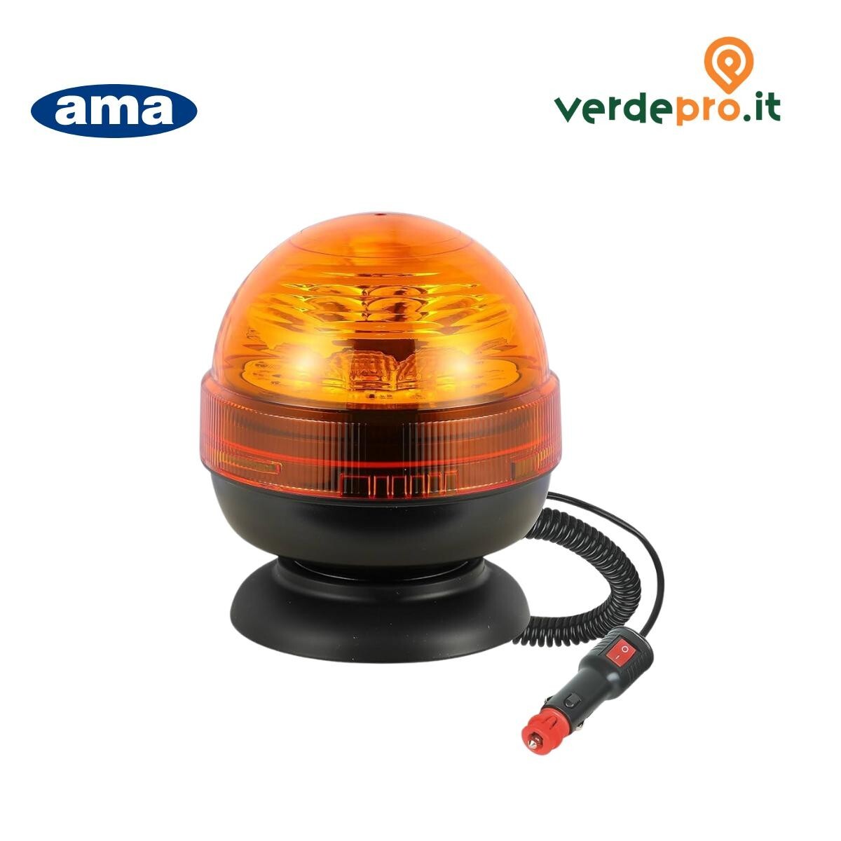 AMA 60118 - Lampeggiante a LED Base Magnetica