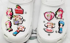 STRAWBERRY SHORTCAKE - 9pc Shoe Charms girls croc decoration  - FREE SHIPPING