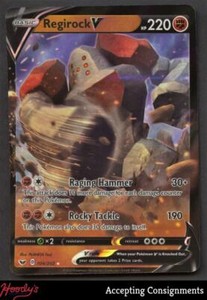 2020 Pokemon Sword and Shield #104 Regirock V URR NEAR MINT NM