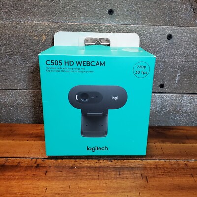 Logitech Webcam Imac Externe Kamera Logitech C505 HD -720p HD External USB  Cam With Long-Range