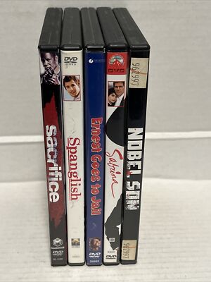 (x5) DVD Bundle: Nobel Son, Spanglish, Sabrina, etc. (See Photos)