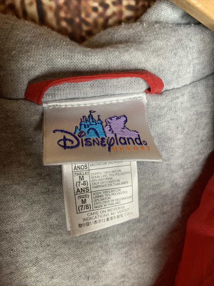 Disney Disneyland Resort Pluto Vintage Años 90’s Chaqueta con Capucha Juvenil Mediana 7/8 Forrada Foto 3 de 4