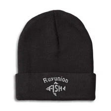 Beanies for Men Ruyunion Fish Winter Hats for Women Acrylic Skull Cap 1 Size