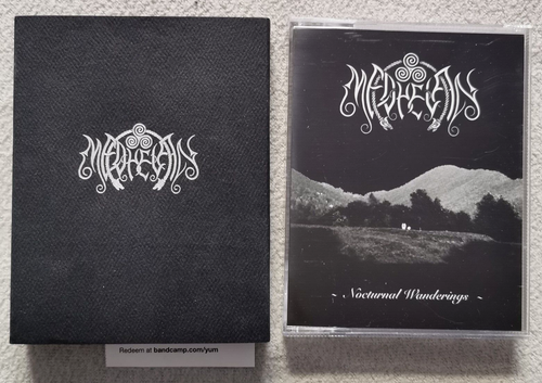 Medhelan – Nocturnal Wanderings - 2 x MC/Tape + Patch Dungeon Synth Dark Ambient - Picture 1 of 3