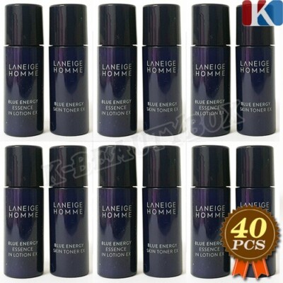 LANEIGE Homme Blue Energy Skin Toner 5ml Essence in Lotion 5ml Mix 40EA