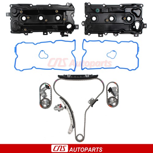 Valve Covers & Timing Chain Kit Fits 0714 NISSAN Altima Infiniti JX35