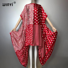 Boho Women Summer Fashion Evening Party Beachwear Africa Lady Kaftan Holiday One