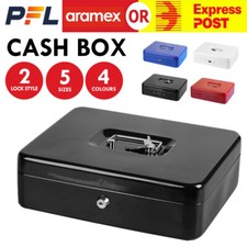 Lockable Cash Box Deposit Petty cash Money Box Safe Key Lock/Code Lock Gift