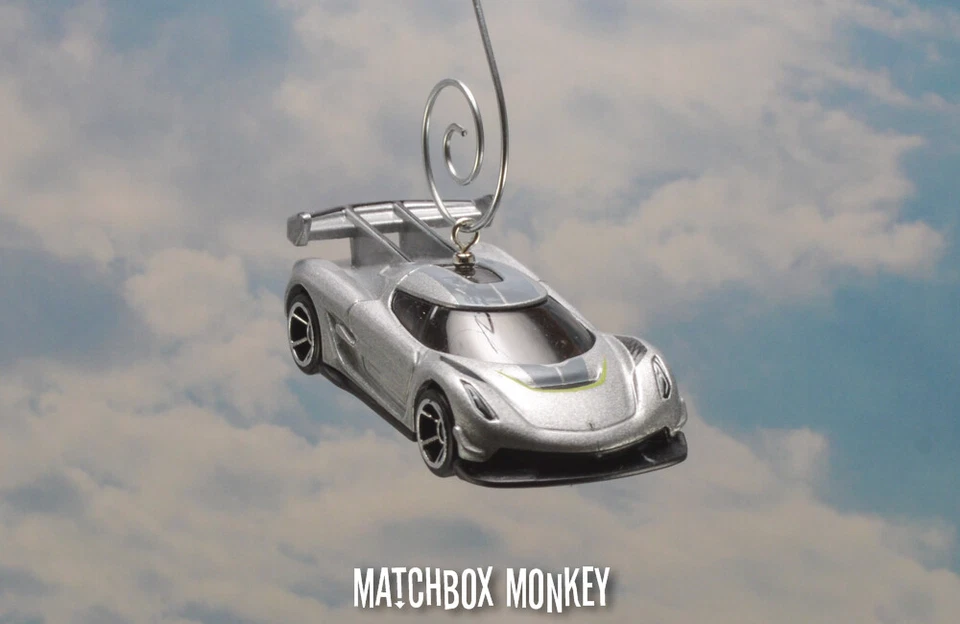 Adorno de Navidad Koenigsegg Jesko de Plata 1/64 Adorno RARO Rápido y Furioso  Foto 4 de 4