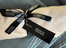 Bijoux Terner Womens Scarf Pashmina Fringe Made in India Beige New