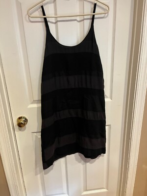 band of outsiders silk dress Band of Outsiders Silk Dress Womens 1X Lightweight Retro Shift Artsy Art To Wear