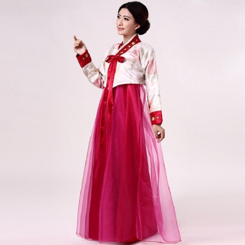 Dae Jang Geum Korean Hanbok Dress Embroidery Stage Dance Costume Wedding - Picture 19 of 19