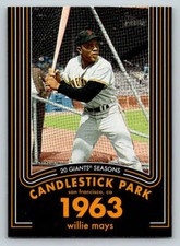 2020 Topps Heritage 20 Gigantic Seasons #13 Willie Mays (ref 220138)