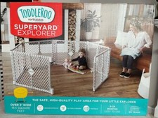 North States 3-in-1 Metal Superyard 6 panels 24 x 29.5 4930
