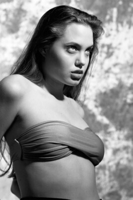 SORECI Angelina Jolie affiche sur toile pour décoration murale de salon, chambre à coucher, sans cadre, 30 x 45 cm