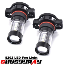 For Subaru Crosstrek 2016 2017 - 5202 2504 LED Fog Light Bulbs White 6000K