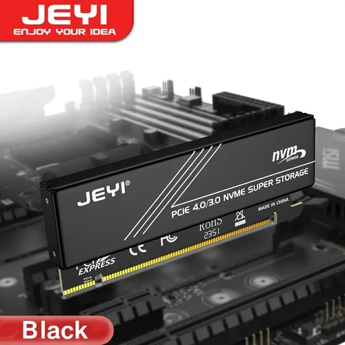 🔥 JEYI PCIe 4.0 X16 NVMe Adapter – High-Speed Gen4 SSD Expansion! Ultra-Fast 🆕