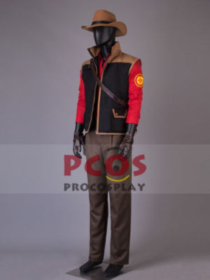 Team Fortress 2 Sniper Red Cosplay Costume