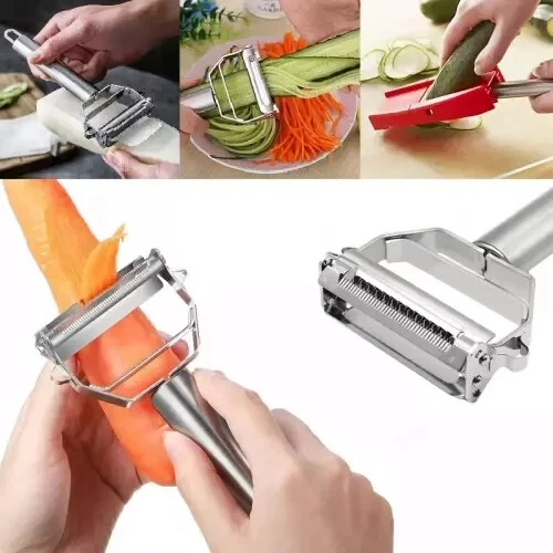 Stainless Steel Potato Peeler Vegetable Grater Fruit Slicer Carrot Cutter Tools
Opens in a new windo