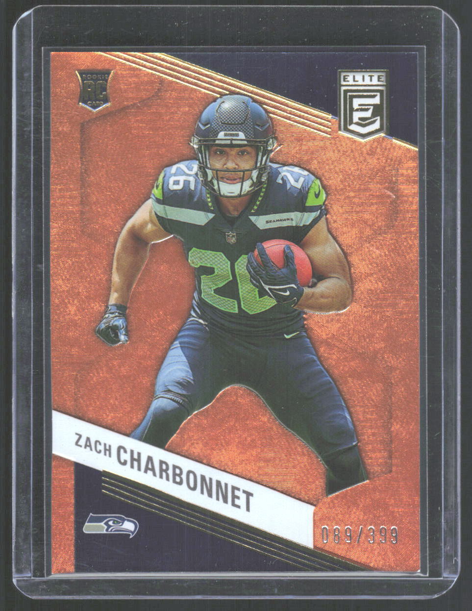 2023 Donruss Elite #199 Zach Charbonnet Orange #/399