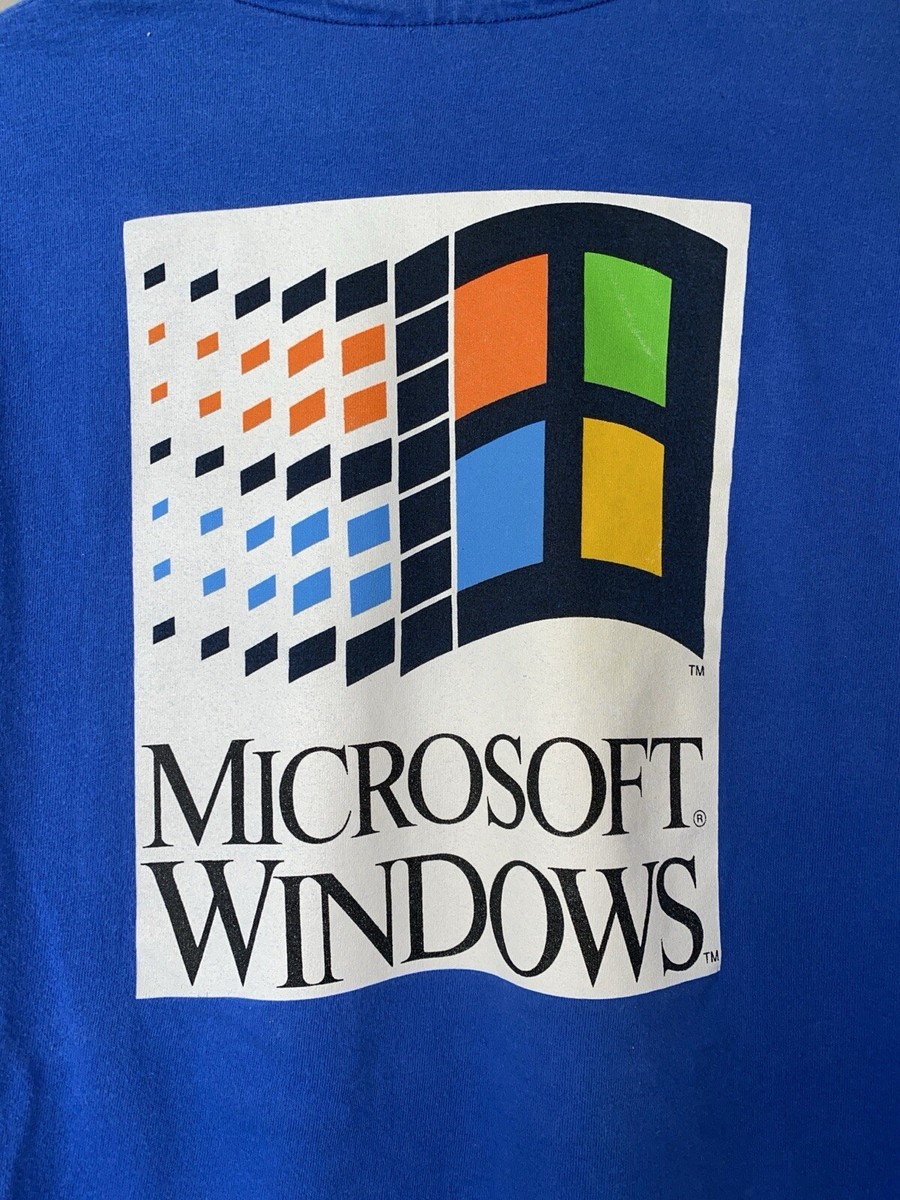 Vintage 90s Microsoft Windows Swat Team Shirt Sz XL Single Vintage 90s Microsoft Windows Swat Team Shirt Sz XL Single