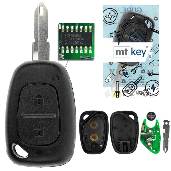 Funk SchlüSsel NE72 434MHZ FüR Nissan Interstar X70 Kubistar X76 433MHZ-image