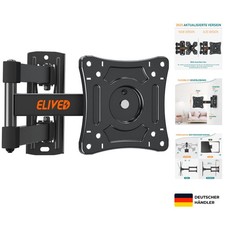 Wandhalterung für Monitor/TV bis 30 Zoll, Neigbar & Schwenkbar, Max VESA 100x...