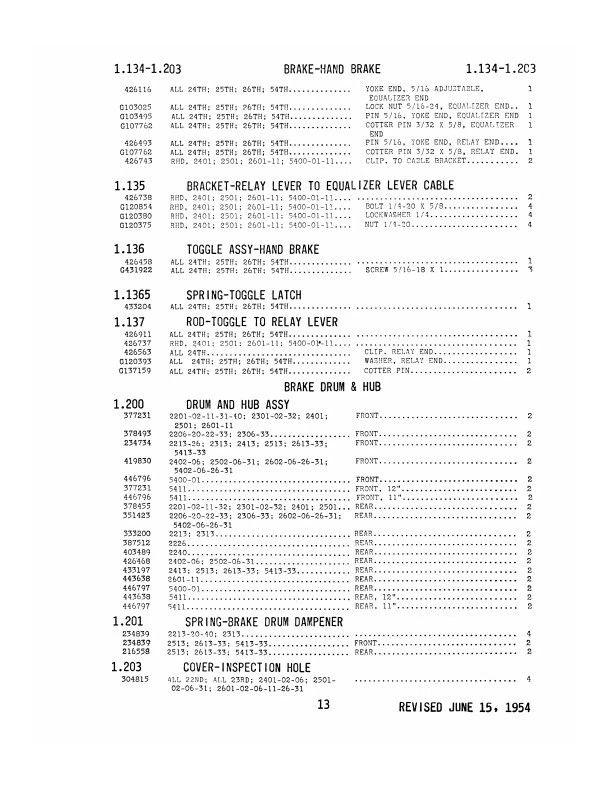Libro de piezas Packard 1948 1949 1950 1951 1952 1953 1954 Catálogo maestro ilustrado Foto 4 de 4