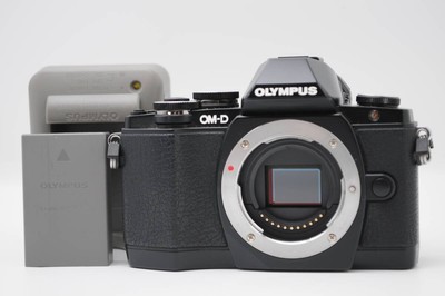 OLYMPUS OM-D E-M10 Body schwarz Set funktionstüchtig