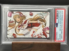 Psa10 Telephone Card World 2 Cards Sword Art Online Asuna Book Quo Etc. Handling