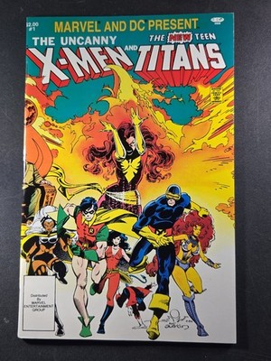 1982 The Uncanny X-MEN and The NEW TEEN TITANS - Marvel DC Crossover - VF/NM