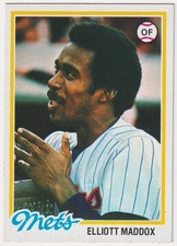 1978 Topps #442 Elliott Maddox New York Mets