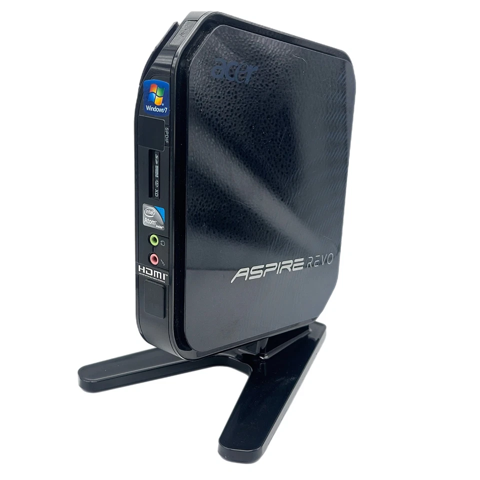 Acer Aspire Revo R3700 Atom NVIDIA ION MiniPC HDMI VGA Win7 COA Spares/Repair/UK - Image 3 of 4