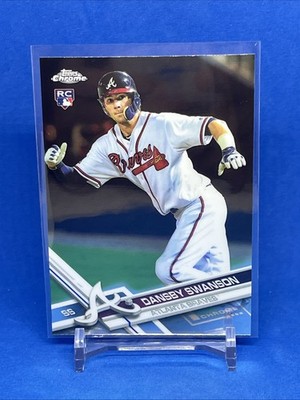 2017 Topps Chrome Dansby Swanson (Running) #8 Rookie Atlanta Braves
